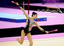 Avropa Oyunlarında bədii gimnastika üzrə fərdi yarışlar. Bakı, Azərbaycan, 19 iyun 2015